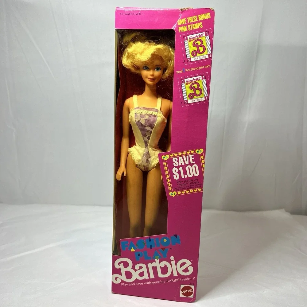 Fashion‎ Play Barbie Doll Mattel 5529 Vintage 1980s NRFB Box Wear